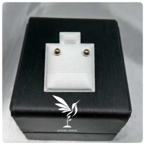 Aretes Dormilones - Oro 10K - 3mm - Code 189