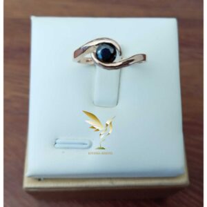 Anillo Piedra Negra Fancy – Oro 10 K – #7 – Code APN01