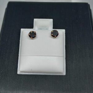 Chispa Negra 4mm - Oro 10 K - Cod EN4