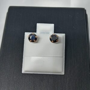 Chispa Negra 5mm - Oro 10 K - Cod EN5
