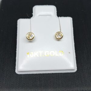 Chispa Bisel 3mm - Oro 10 K - Cod E29