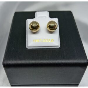 Aretes Dormilones – Oro 10K – 7mm – Code 192