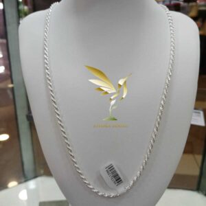 Cadena Cordon plata 65 cms - Code CP65