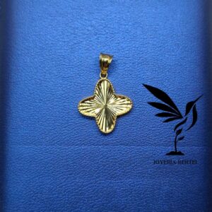 Dije Estrella diamantada - 1.5 cm - Oro 14 K - Code DE01