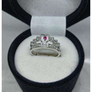 Anillo Graduacion Bachillerato Corona – Plata – Code AGB01