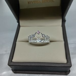 Anillo Graduacion Sexto Corona – Plata – #6 1/2– Code ACG02