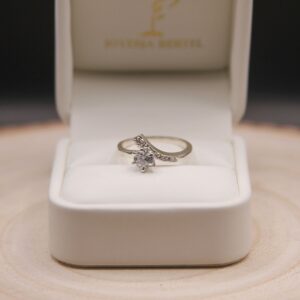 Anillo Lazo piedras – Plata / Oro – Code ACP03- Cotizar por talla