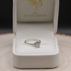 Solitario piedra gota - Plata / Oro - Code ACP01 - Cotizar por talla.