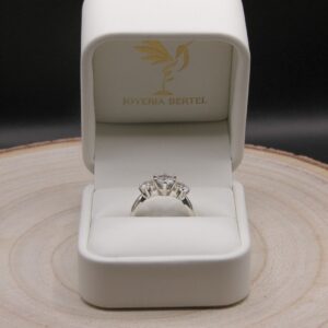 Anillo 3 piedras – Plata / Oro – Code ACP06- Cotizar por talla