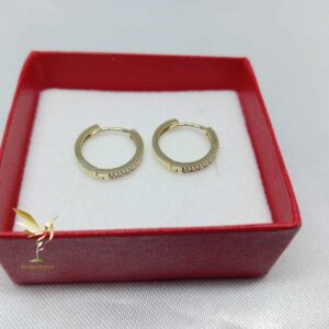 Huggies 13mm Oro 10K Italia - AR267