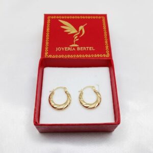 Argollas 15mm - Oro 10K Italia - AR15M