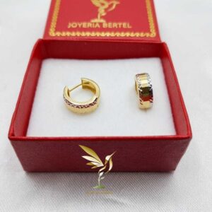 Huggies 13mm - Oro 10K Italia - ARHU1